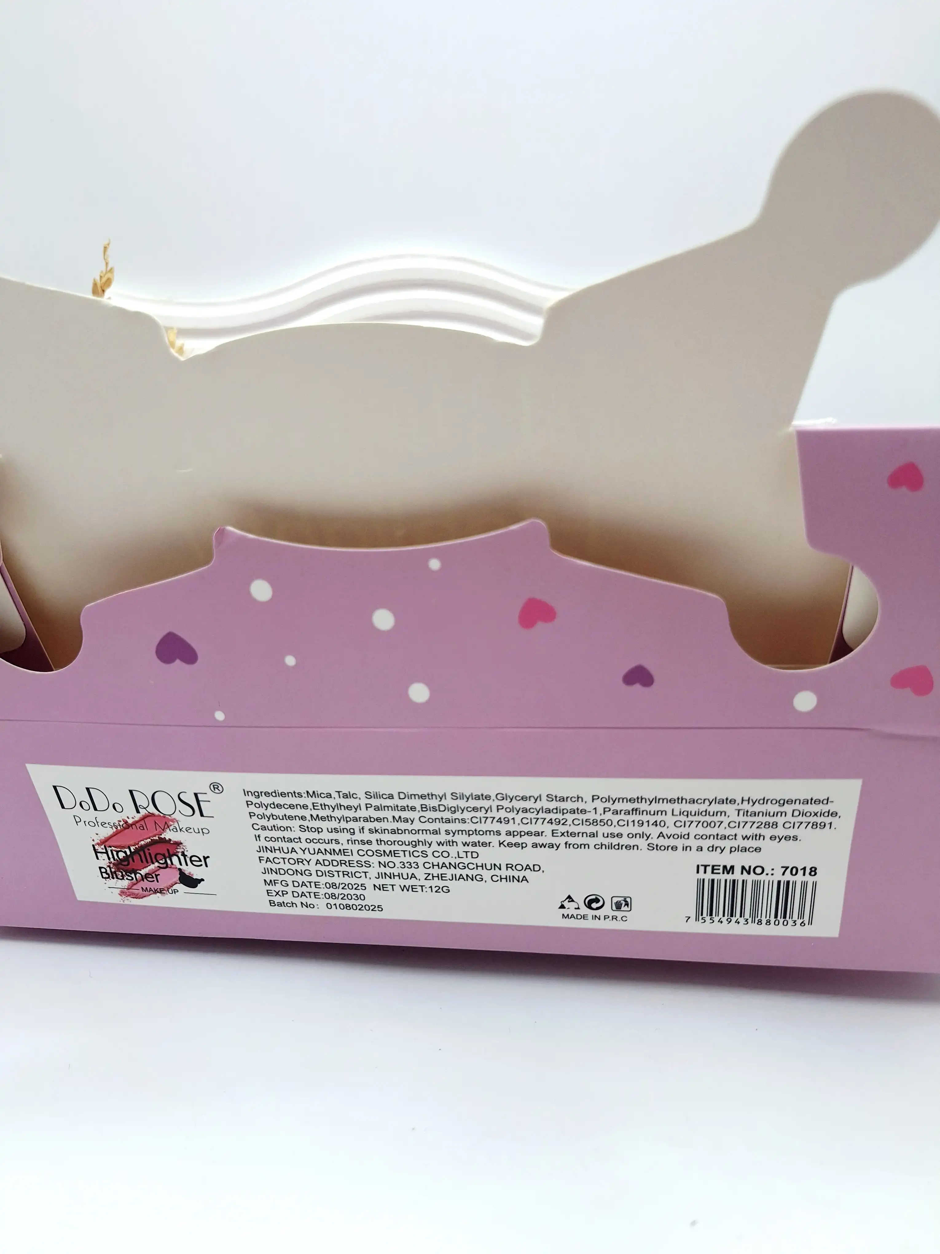 هایلایتر جذاب طرح کرومی DoDo Rose کد 7018